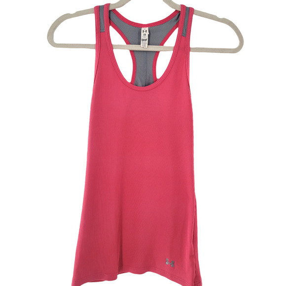 Under Armour Athletic Tank top Size S Workout Small Racerback - Picture 1 of 5
